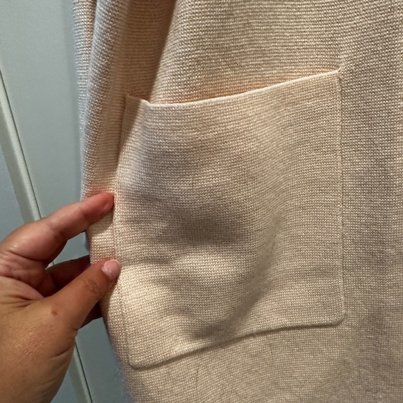 JCrew Sweater Blazer in a beautiful light pink! - Picture 3 of 5